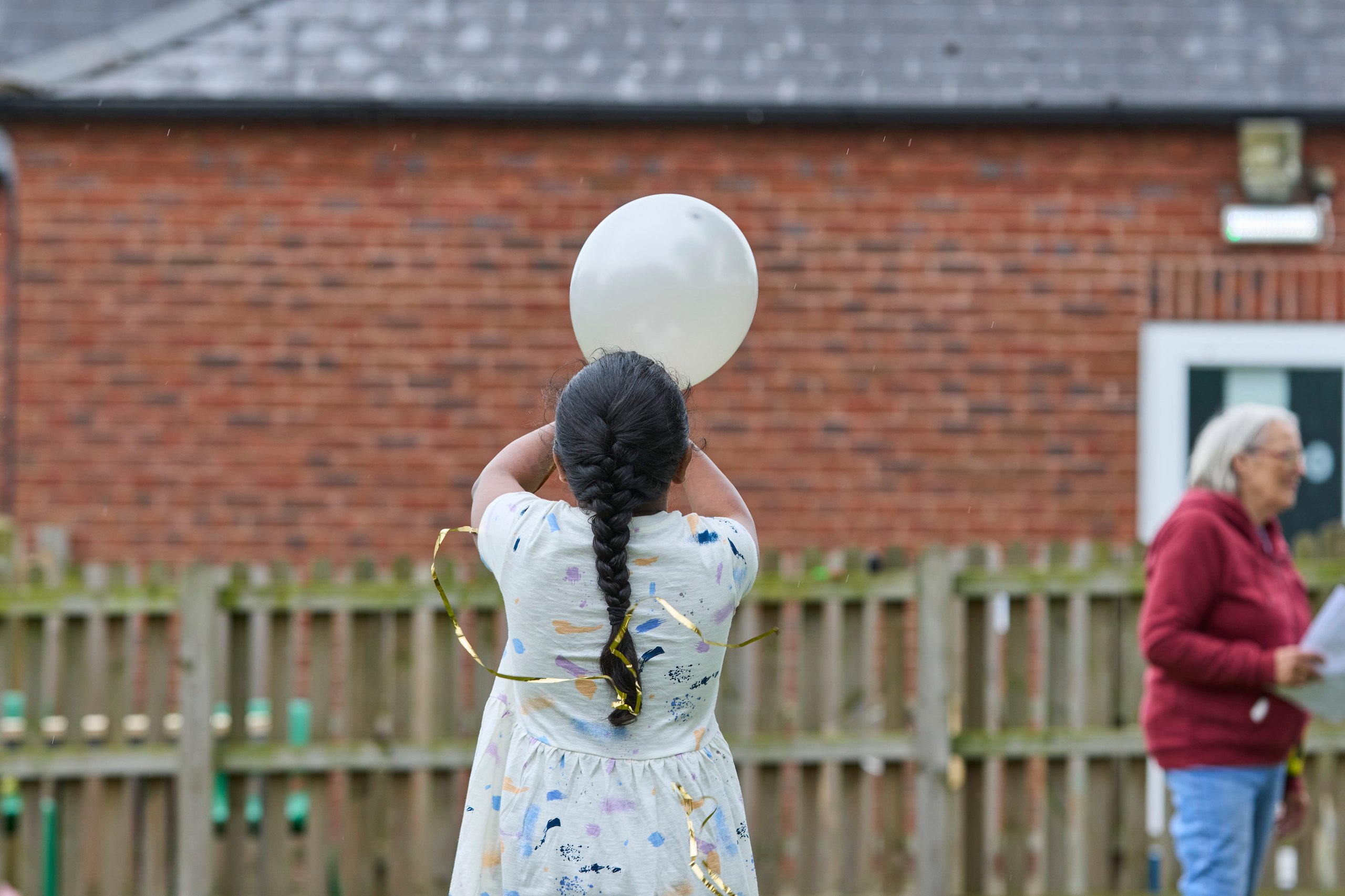 Girl with balloon