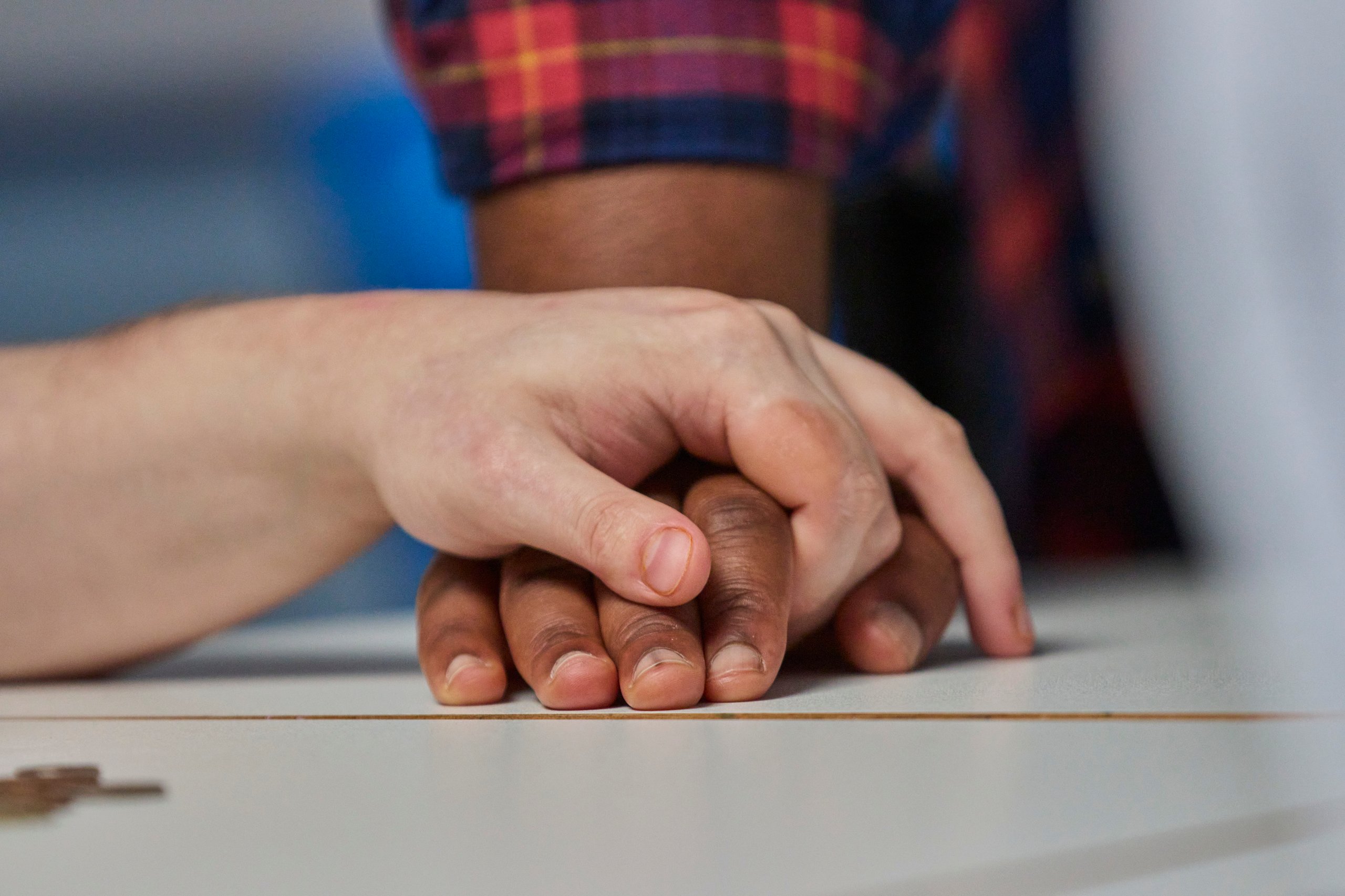 Holding hands